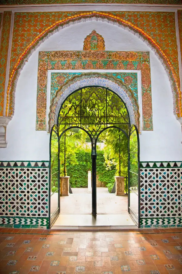 The ornate courtyards and Mudejar arches of the Royal Alcazar of Seville